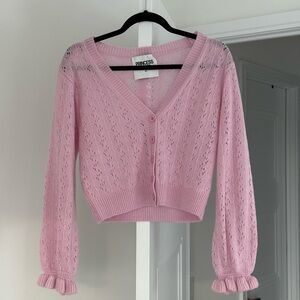 Pink Princess Polly Knit Cardigan